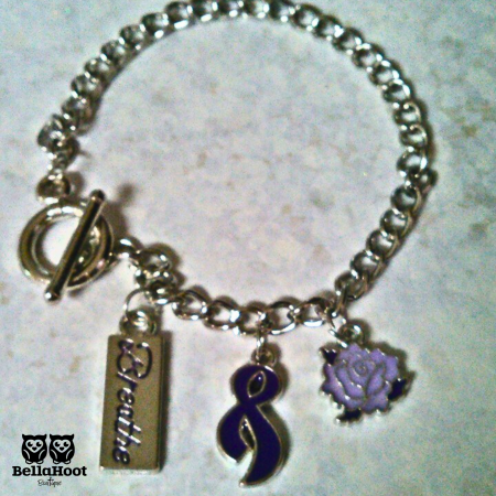 Cystic Fibrosis Charm Bracelet Cystic Fibrosis Charm Bracelet